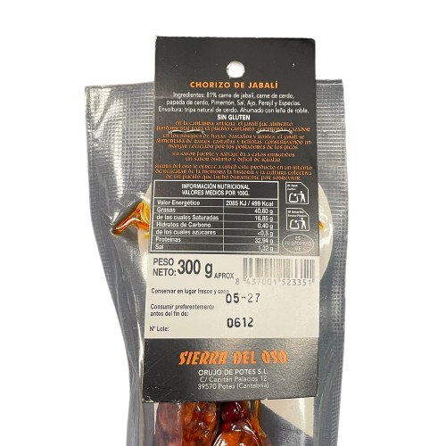 Chorizo Sierra del Oso 300g