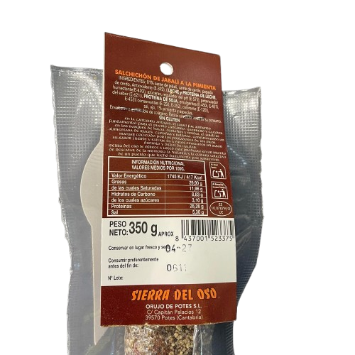 Salchichón Sierra del Oso 350g